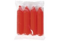 Adventskerze 10cm Ø2,2cm rot 4 Pack - 25 Stück