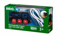 BRIO Rechargeable Engine with mini USB cable - Boy/Girl - 3 yr(s) - Black - Red