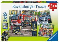 Ravensburger 9335 Puzzle Helfer in der Not 3 X 49 Teile