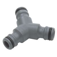 Gardena 3-way Y Coupling - Hose coupling - Gray