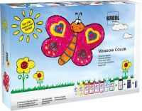 KREUL Window Color Set mit extra viel Farbe 6 + Window Color (42752)