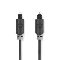 Nedis Optisches Audiokabel| Toslink Stecker|| 1.00 m| rund| PVC|