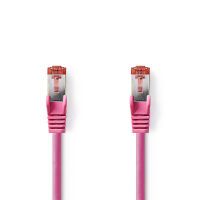 Nedis CCGP85221PK150 - 15 m - Cat6 - S/FTP (S-STP) - RJ-45 - RJ-45 - Pink