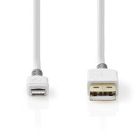 Nedis USB-Kabel| USB 2.0| Apple Lightning 8-Pin| USB-A Stecker| 480 Mbps| 12 W| - Cable - Digital