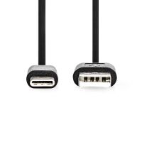 Nedis CCGB60600BK10 - 1 m - USB B - USB A - USB 2.0 - 480 Mbit/s - Black