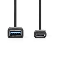 Nedis USB-C ADAP USB-C ST/USB-A BU (CCGB61710BK02)