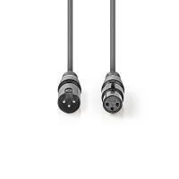 Nedis DMX-Adapterkabel| XLR 3-Pin Stecker| Buchse| Vernickelt| 5.00 m| rund - Audio/Multimedia - Digital