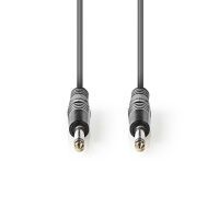 Nedis Mono-Audiokabel| 6.35 mm Stecker| 6.35| Vernickelt| 1.50 m| rund|