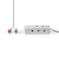 Nedis Audio-Schalter| Anschlüsse– Eingang 2x 3.5-mm-Stecker|– Ausgang 3x