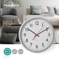 Nedis WANDUHR                   30CM (CLWA110WT      WS/SI)