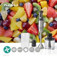 Nedis Handmixer / 800 W / Edelstahl Stabmixer 