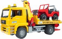 Bruder MAN TGA Breakdown truck with cross country vehicle - Multicolor - ABS synthetics - 4 yr(s) - 1:16 - 185 mm - 495 mm