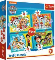 Paw Patrol PAW 4in1 Puzzle 12/15/20/24 Teile (60463336)