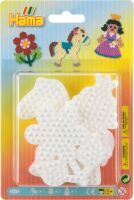 Dan Import Hama® Bügelperlen Blister 3 Stiftplatten Prinzessin/Blume/Pony.