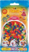 Hama® Bügelperlen Midi - Neon Mix 1000 Perlen.