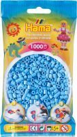 Hama® Bügelperlen Midi - Pastell Blau 1000 Perlen.