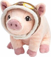 Adrian Verlag Vielleicht Plüschschwein von Kobi Yamada, Plüschschwein mit Fliegerbrille