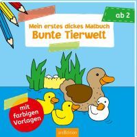 ars Edition Mein erstes dickes Malbuch - Bunte Tierwelt