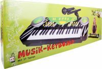 VEDES Großhandel GmbH - Ware Boogie Bee Elektronisches Keyboard mit Mikrofon, Länge 68 cm