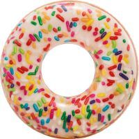 Bauer Intex Schwimmreifen Sprinkle Donut Tube, ab 9 Jahre, 114cm