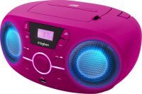 bigben Tragbares CD/Radio mit USB pink