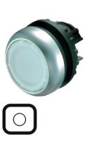 Eaton M22-DL-W - Pushbutton switch - Black,Metallic,White - IP66 - IP67 - IP69 - 29.7 mm - 29.7 mm - -25 - 70 °C