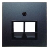 Berker 14091606 - Black - Thermoplastic - Matte - Conventional - Berker - IP20