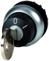 Eaton M22-WS-MS2 - Key-operated switch - Black,Silver - Plastic - IP66 - 29.7 mm - 39.6 mm