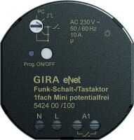 GIRA Funk Schalt-/Tastaktor Mini 1f pot.frei 542400