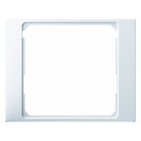 Berker 11087009 - White - Glossy - Screwless - Berker - 50 x 50 mm - 10 pc(s)