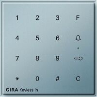 Gira KEYLESS IN CODETASTATUR ALU (260565 ALU     TX 44)