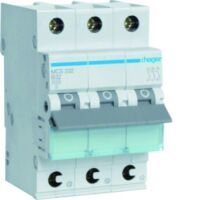 Hager LS-SCHALTER 3P  32A-C 6KA 3PLE (MCS332 QUICK CONNECT)