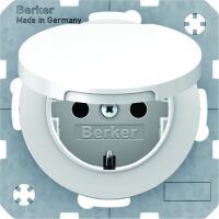 Berker Hager 47512089 - Type F - White - Plastic - Thermoplastic - 250 V - 16 A