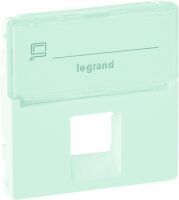 Legrand Abdeckung VLIFE RJ11/RJ45 Bf 1F ultraweiss 755470