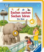 Ravensburger 43803 Sachen suchen, Sachen hören: Im Zoo Pappbilderbuch über 10 Eur