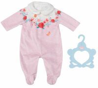 Zapf Baby Annabell Strampler rosa Blumen 43cm