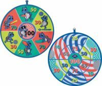 Schildkröt Funsports - Soft Dart Set, Klett-Dartscheibe mit 2 x 3 Bällen