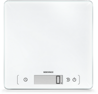 Soehnle Page Comfort 400 - Electronic kitchen scale - 10 kg - 1 g - White - Countertop - Square