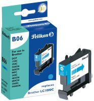 Pelikan Printing Pelikan Patrone Brother B06 LC1000 cy cyan kompatibel (361363)