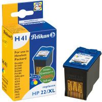 Pelikan 1 cartridge - Pigment-based ink - Cyan,Magenta,Yellow - HP DeskJet 3910 - 3915 - 3918 - 3920 - 3930 - 3930v - 3938 - 3940 - 3940v - D1311 - D1320 - D1330 - D1341,... - 3 pc(s) - Standard Yield - 6 mm
