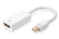 DIGITUS DisplayPort Adapter miniDPort -> HDMI St/Bu 0,2m akt (AK-340416-002-W)