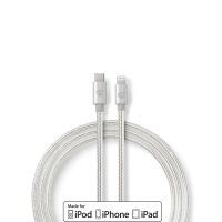 Nedis USB-Kabel| Apple Lightning 8-Pins| USB Type-C Male - Cable