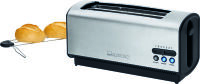 Clatronic TA 3687 inox 4 Scheiben-Langschlitztoaster Toaster