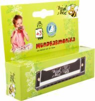 VEDES Großhandel GmbH - Ware Boogie Bee Mundharmonika Metall, 10,5 cm