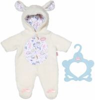 Zapf 709825 Baby Annabell Kuschelanzug Schaf 43cm