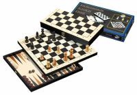 Philos Reise-Schach-Backgammon-Dame-Set