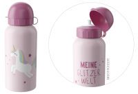 LA VIDA Kindertrinkflasche "Glitzerwelt" - 6 Stück