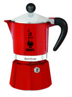 Bialetti Rainbow - 0.06 L - Aluminium - Thermoplastic - Red - 140 mm - 6.2 cm