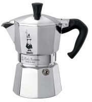 Bialetti Moka Express - Moka pot - 0.775 L - Aluminium,Black - Aluminium - 12 cups - Moka Express