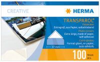 HERMA Transparol photo corners - extra large double strips 100 pcs. - White - Removable - Paper - 100 pc(s)